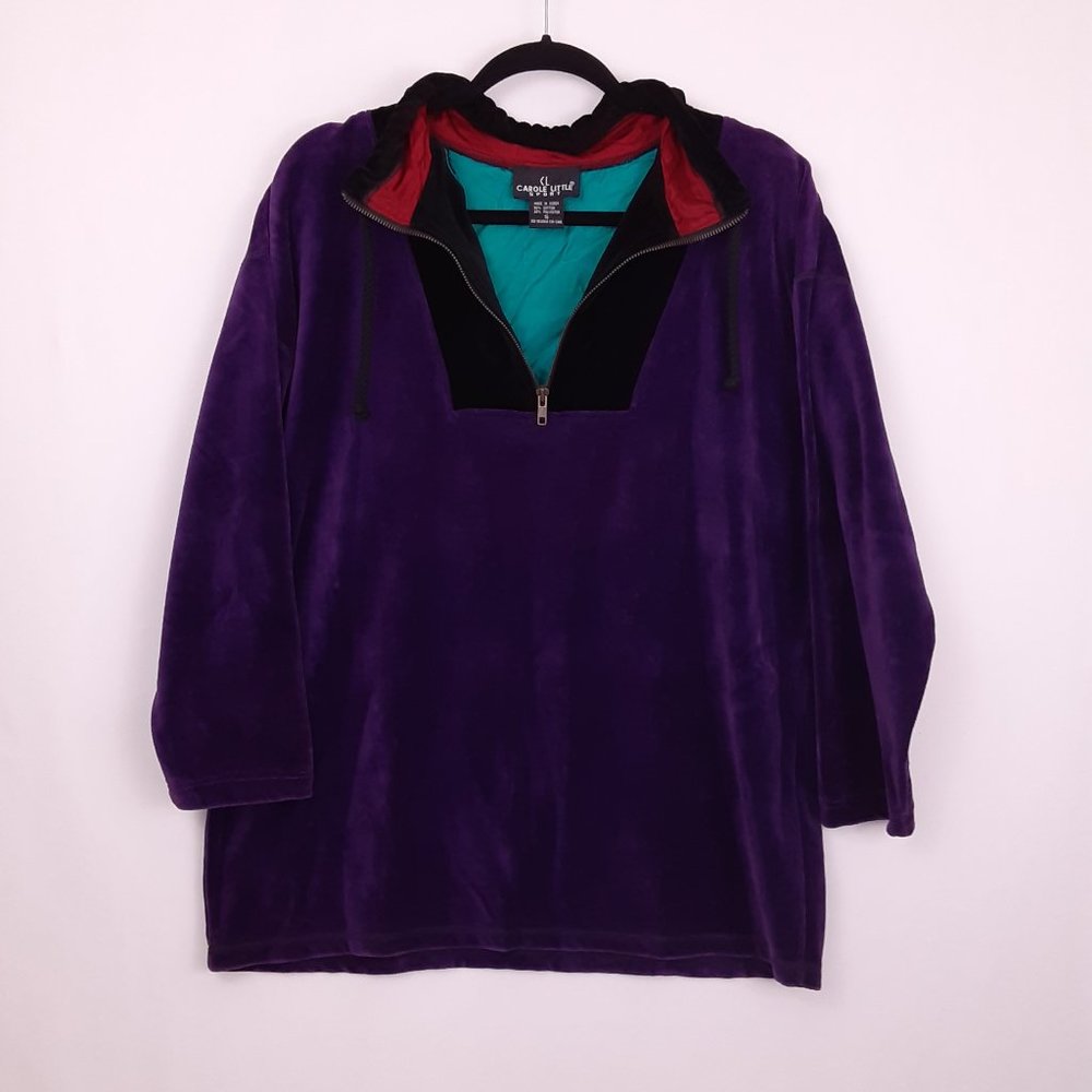 Carole Little Velvet Sport Jacket Size S